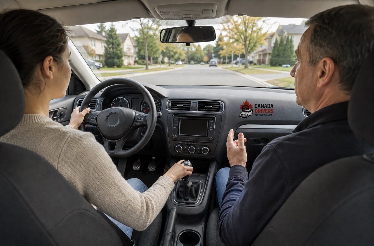 Private manual-transmission lesson