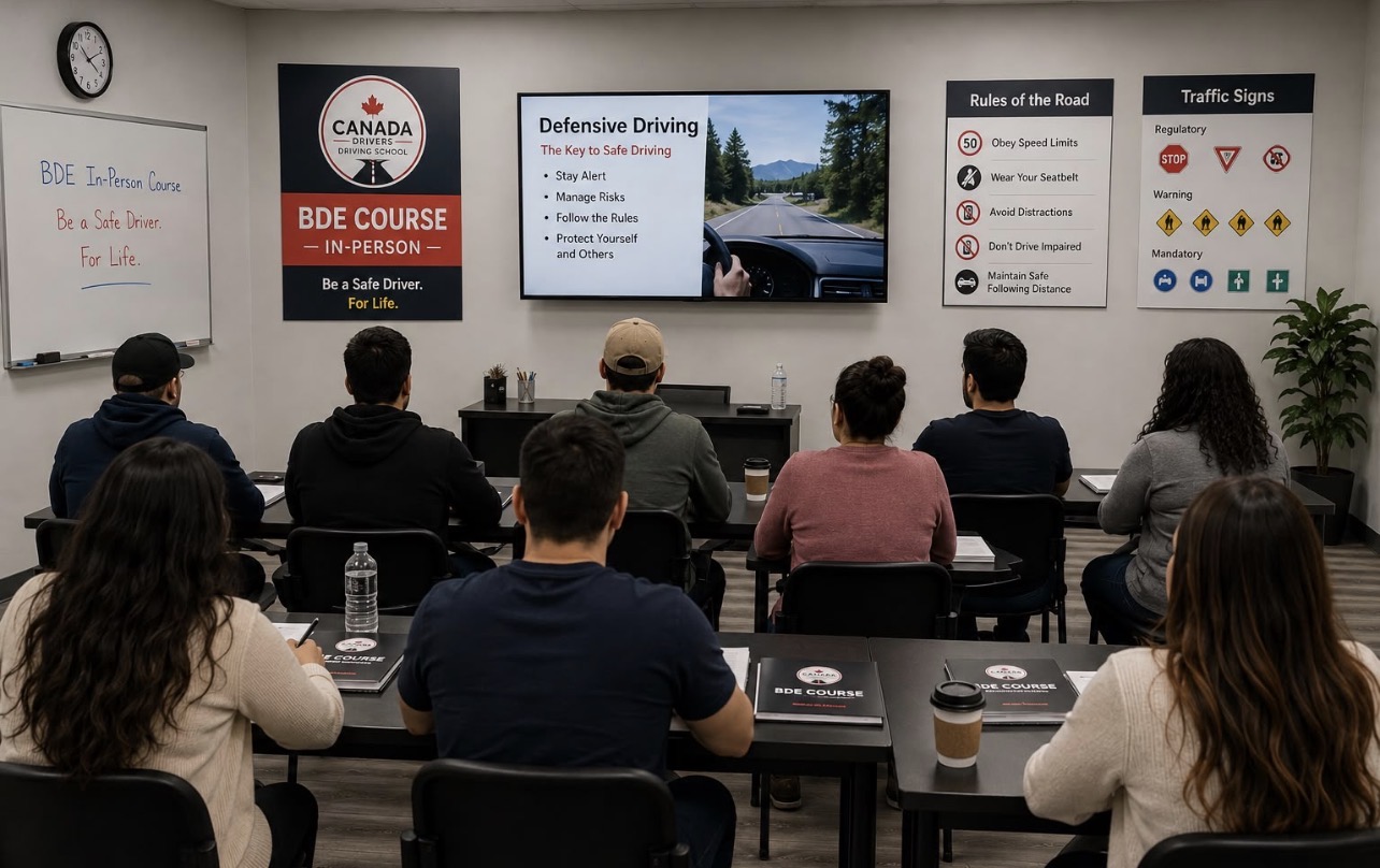 In-person BDE classroom
